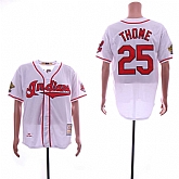 Indians 25 Jim Thome White Cooperstown Collection 1995 Throwback Jersey Dzhi,baseball caps,new era cap wholesale,wholesale hats